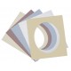 30x30cm Oval Photo Mount